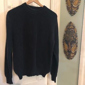 LL Bean 100% cotton cable knit sweater